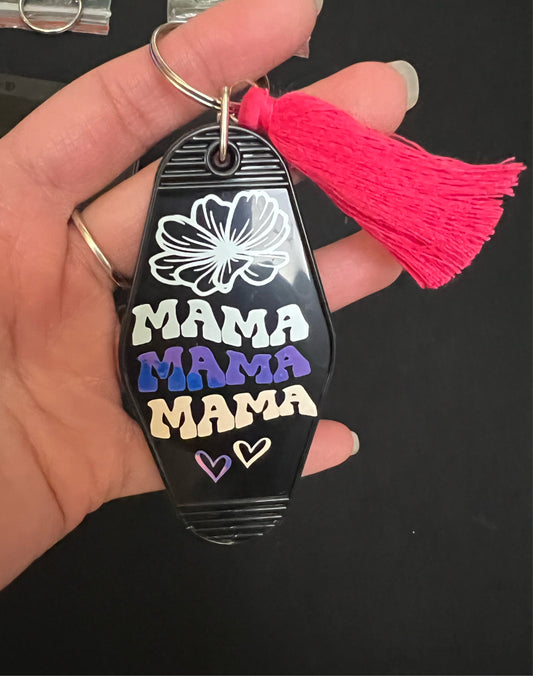 Mama - Retro Motel Keychain
